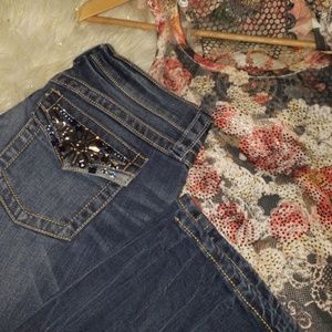 VICTORIA'S SECRET studded jean sz 0